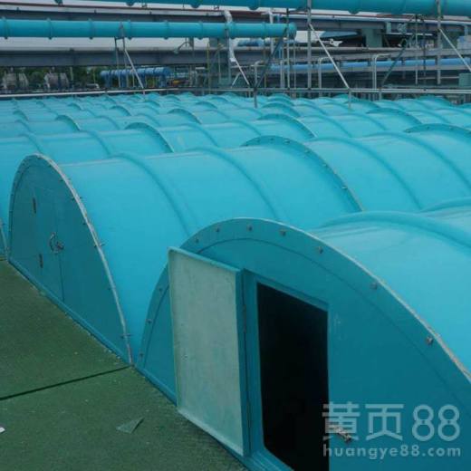【玻璃鋼污水池處理設(shè)備-防腐蝕玻璃鋼蓋板-污水池集氣罩定制】- 